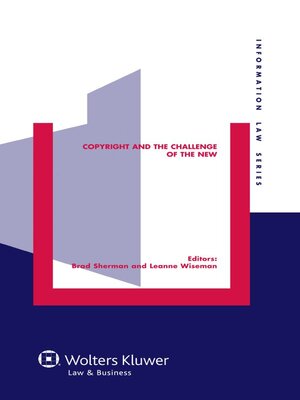 cover image of Copyright and the Challenge of the New